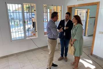 La rehabilitación del Centro de Estancia Diurna de Enfermos de Alzhéimer enfila su tramo final (Foto TA)